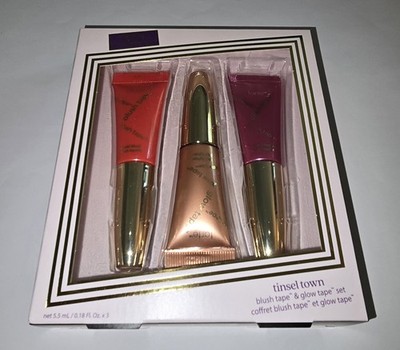 Tarte Tinsel Town Bold Berries Blush Tape & Glow Tape Set New In Box