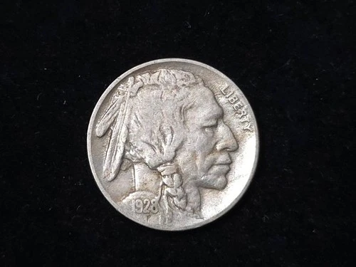 1928-S Buffalo Nickel Very Fine+ 230222