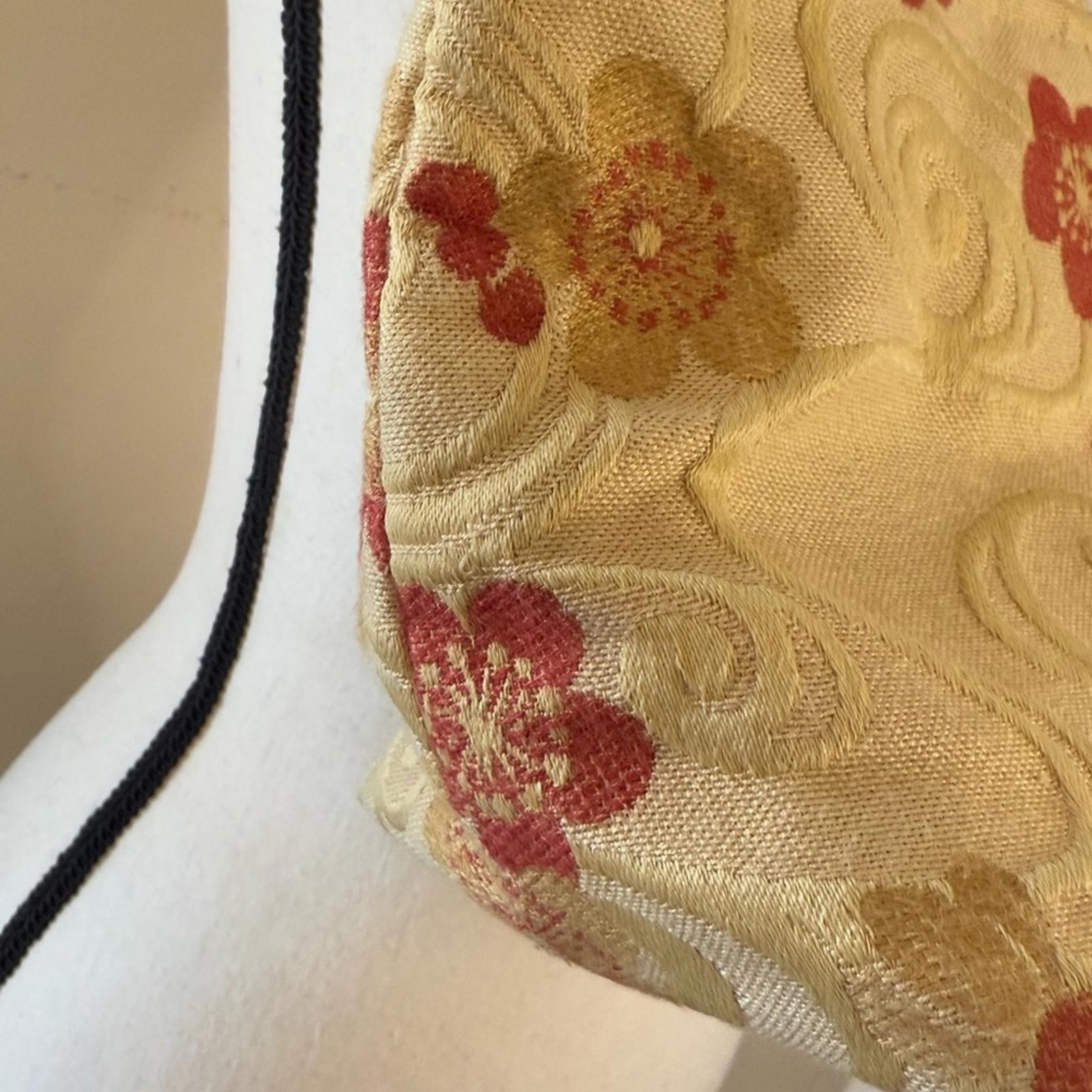 Oney floral patchwork rectangular fabric handbag - image 4