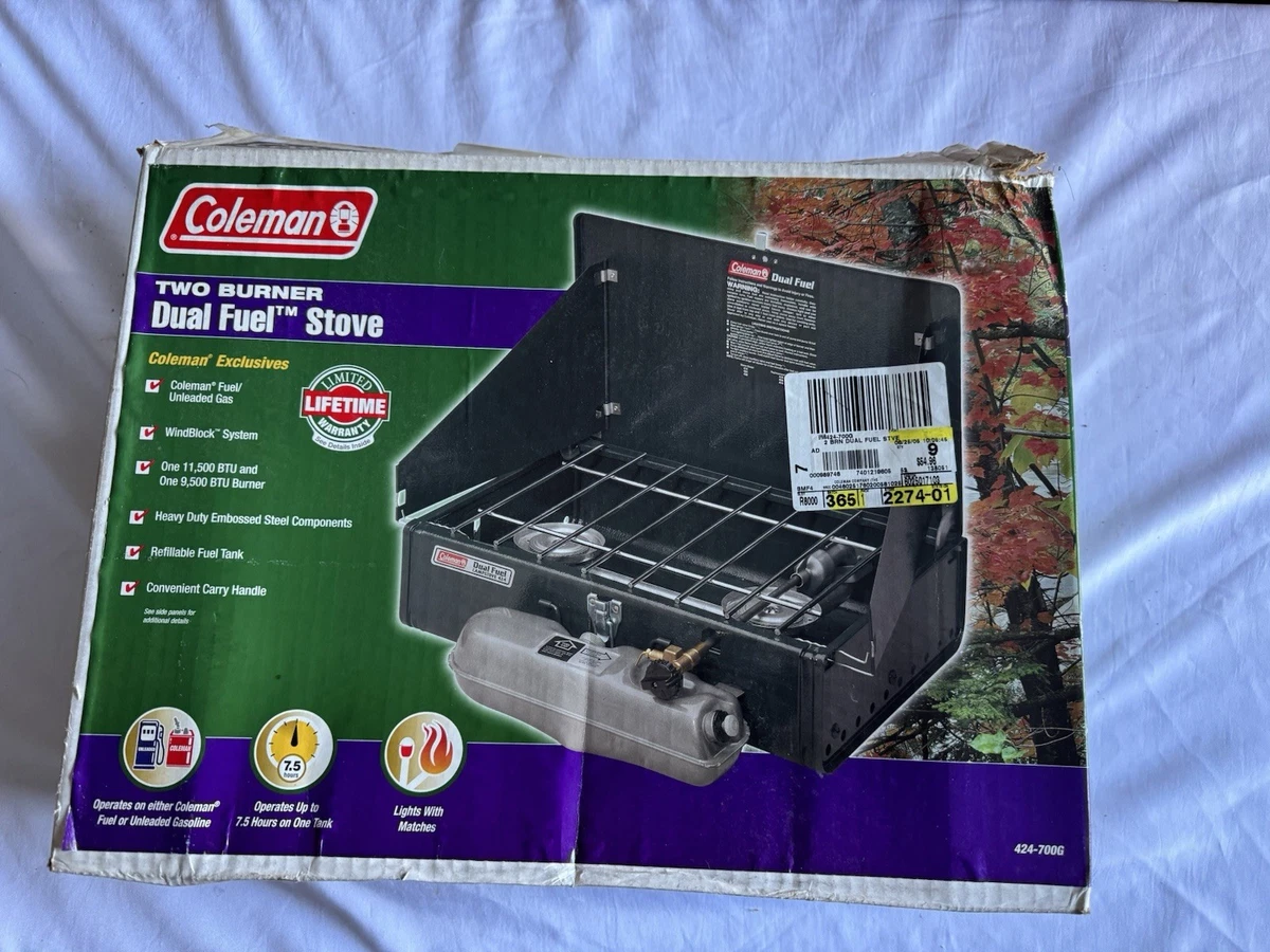 Coleman Dual Fuel Stove 424 for sale | eBay