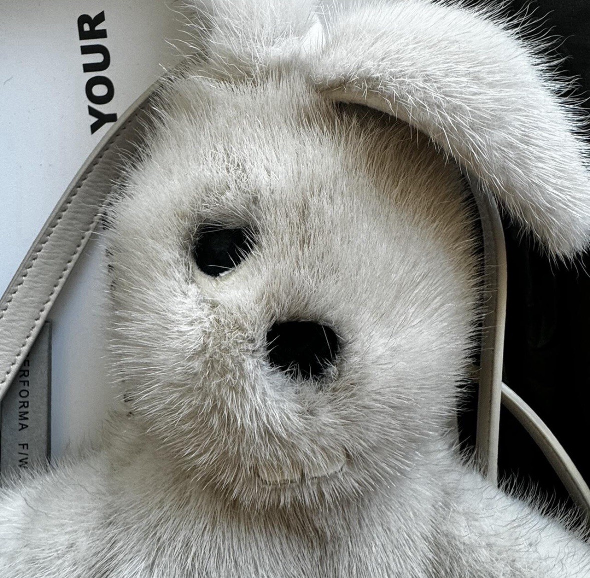 Rick Owens Hun Mink Fur Fat Bunny 
