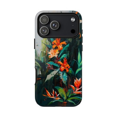 For iPhone / Galaxy / Pixel | Phone Ink Case - Tropical Hawaii Flowers Hibiscus
