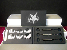 Pro Steel Tip Darts Set w/ Flights Case Tactical Star Design 3 Darts