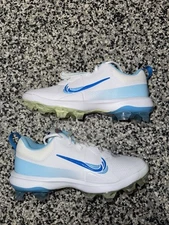 Nike Force Trout 9 Pro MCS White Blue Baseball Cleats FQ7726-104 New Size 8-13