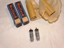 2 x Mullard 6V4/EZ80 Rectifier Tubes*NOS/NIB*Very Strong Testing*#R27