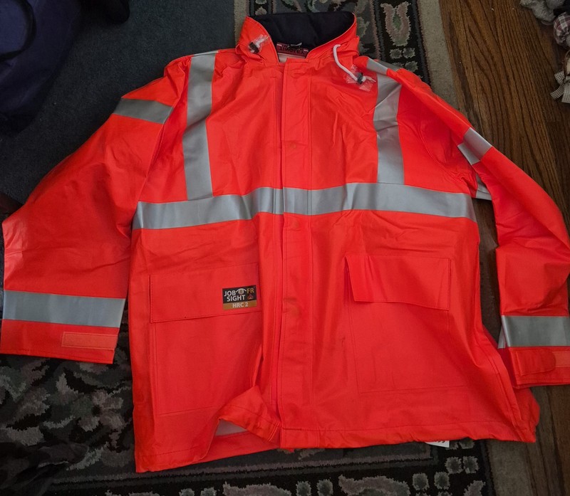 Tingley J44129 Eclipse Arc Flash Rain Jacket, Cat 2, Orange, 2Xl