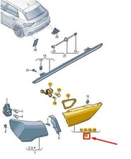 AUDI A1 GB Heckklappe Rückleuchte rechts 82A945094B NEU ORIGINAL