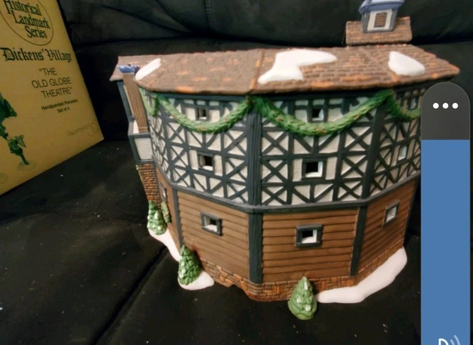 НОВАЯ Рождественская деревня Department 56 The Old Globe Theatre — 58501 - Изображение 3 из 4