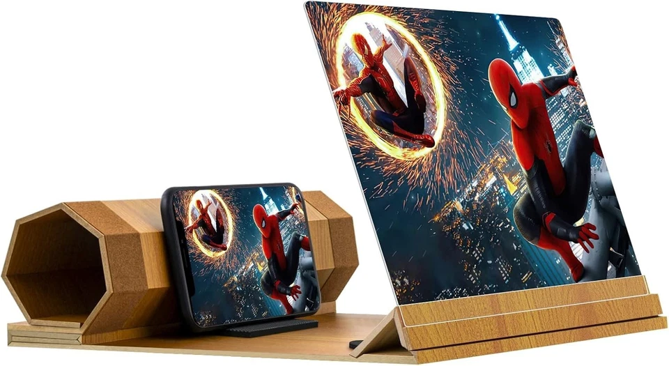 14‘’ Screen Magnifier for Smartphone, Mobile Phone 3D Magnifier Screen Expanders - Image 2 of 4