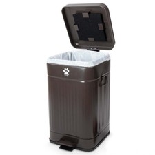 Dog Poop Trash Can Outside - Outdoor Dog Waste Trash Can with Lid - Odor Proo...