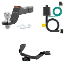 CURT Tow Cargo Package Trailer Hitch Wiring Harness #45056 2in Ball Mount 13609