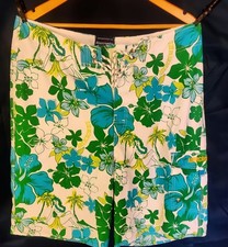 Abercrombie & Fitch Board Shorts Men&rsquo;s 34 Hawaiian Swim Beach Trunks Vintage