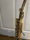 Curved Neck Straight soprano Saxophone Bb Brass Gold Lacquer — photo 1