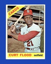 1966 Topps Set-Break # 60 Curt Flood EX-EXMINT *GMCARDS*