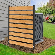 Air Conditioner Fence Trash Can Fence Wood Privacy Fence Panel for Outside