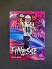 2024 Topps Chrome Finesse Pink Refractor Drake Maye RC #F-2 Patriots Rookie