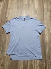 Brooks Brothers Polo Shirt Mens 2XL Blue Original Fit Performance Supima Golf