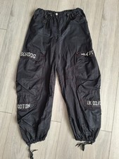 Cyberdog Vintage Oversized Trousers Multi-Pocket Pants Unisex Size S