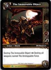 2007 The Immovable Object 254/319 Uncommon World of Warcraft WOW TCG