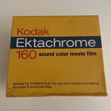 Kodak Ektachrome 160 Sound Super 8 mm Color Movie Film Type A Exp 1980