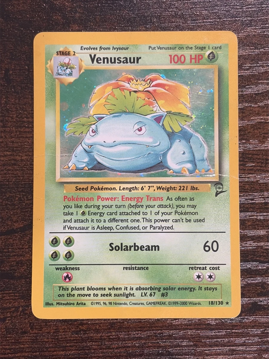 venusaur stage 2 pokemon card value M EX (2/83) [Generations] – Plug RaritySpecial Illustration Rare Hit Points340 HP Ability Tranquil Flower Once during your turn Pokemon Venusaur Holo 25th Anniversary