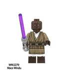 Custom Mace Windu Star Wars Minifigure Brick Lego