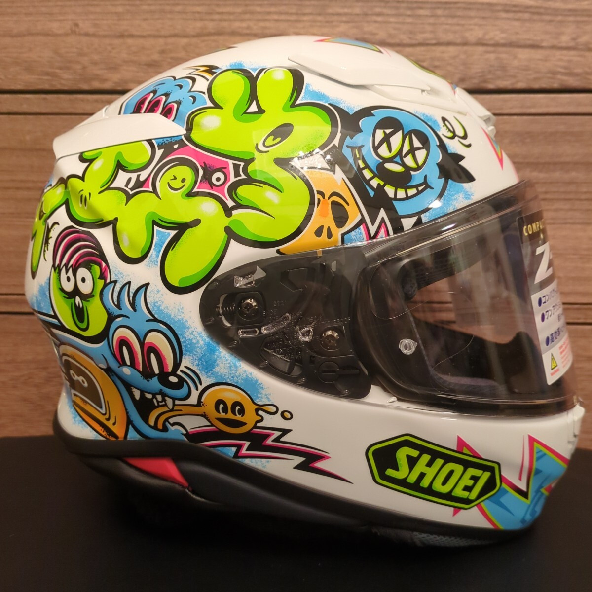 SHOEI Z8 Mural XL 61cm Full Face Helmet From Japan Good