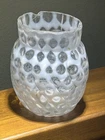 New ListingVintage Fenton French Opalescent Hobnail Toothpick Holder | Moonstone Glass - VG