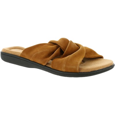 Array Womens Loma Suede Slip On Slide Sandals Shoes BHFO 2850