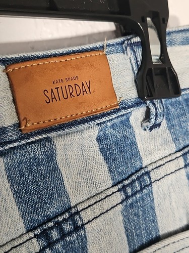 Kate Spade Jean Shorts Womens 4 Blue Saturday New York Coastal Cowgirl Western - Picture 2 of 4