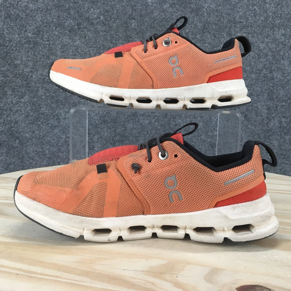 Zapatos para Correr Juveniles 3.5Y Naranja Nube Cielo Bajo Con Cordones Malla Tenis Atléticos Foto 2 de 4