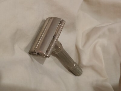 Vintage c.1960s Gillette Slim Adjustable 1-9 Safety Razor
