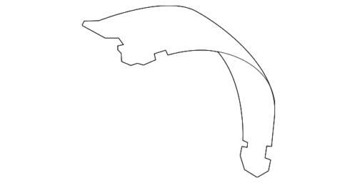 Panel reforzado inferior para Ford Transit 2015-2019 (N/P BK3Z-16102-G)