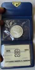 500 Lire Silver Coin Italy 1974 100th Birthday Guglielmo Marconi (163777)