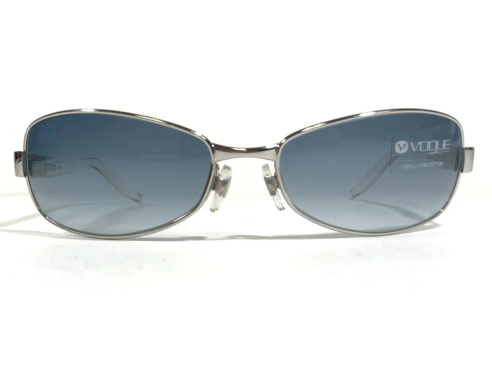 Vogue Sunglasses VO3332-S 323/19 Clear Silver Cat Eye Frames with Blue Lenses - Image 2 of 4
