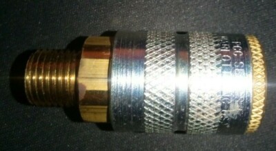 3 * Charlotte PCC Series F Quick Disconnect 1/4'' Hose Fittings Coupler/Connector