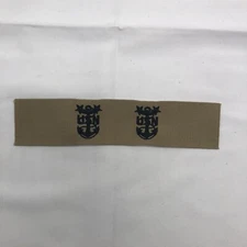 US Navy Master Chief Petty Officer DCU Embroidered Collar Device Uncut 