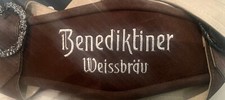 benediktiner weissbrau suspenders Brown Suede -for lederhosen German New