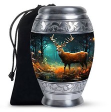 Deer Funeral Memorial Urn Adult Cremation Urn For Human Ashes Large