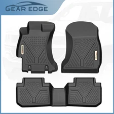 3D Laser Floor Mats for 2014-2018 Subaru Forester TPE Rubber All Weather Liners