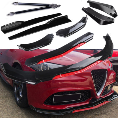 For Alfa Romeo Giulia Front Rear Bumper Lip Spoiler Splitter Body Kits G N