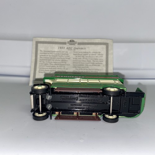 MATCHBOX COLLECTIBLES YET05-M - 1911 AEC OMNIBUS, O CONNELL BRIDGE, DUBLIN EIRE - Picture 6 of 6