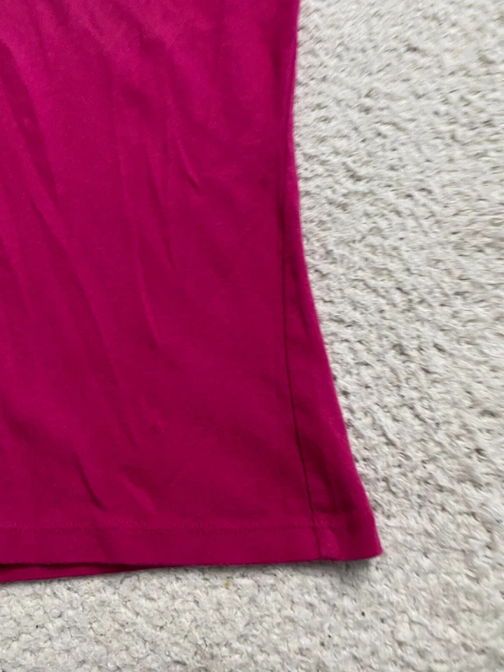 Camiseta sin mangas Karen Scott para mujer lentejuelas con cuentas sin mangas cuello redondo rosa talla S Foto 2 de 4