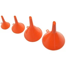 16320 Plastic Funnel Set Illinois Industrial Tool 4-Piece Set