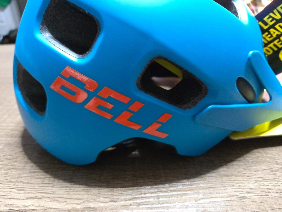 Casco de bicicleta BELL unisex Bell Mips Berm - azul macizo laguna, jóvenes de 8 a 14 años Foto 3 de 4