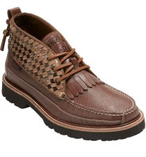 Men's Cole Haan X Pendleton American Classics Brown Leather Chukka Boots New