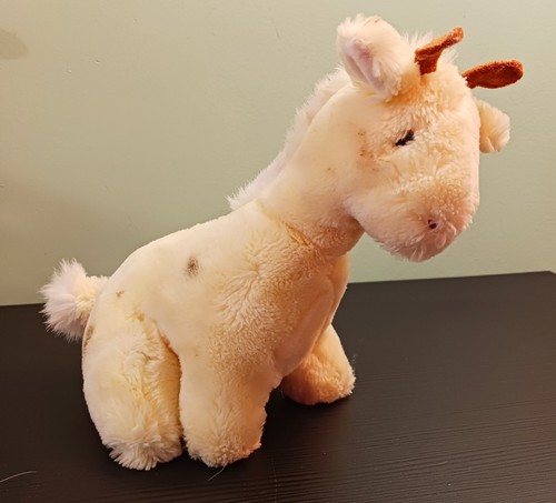 Vtg Jerry Pets Jerry Elsner Giraffe Musical Plush Yellow Wind Up Stuffed Animal - Picture 12 of 16
