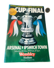 Football Programme Arsenal Vs Ipswich Town May 1978 Vintage ra