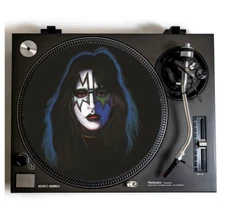 KISS Turntable Slipmat for Vinyl Records 12" DJ Slip Mat glam rock vinyls ACE