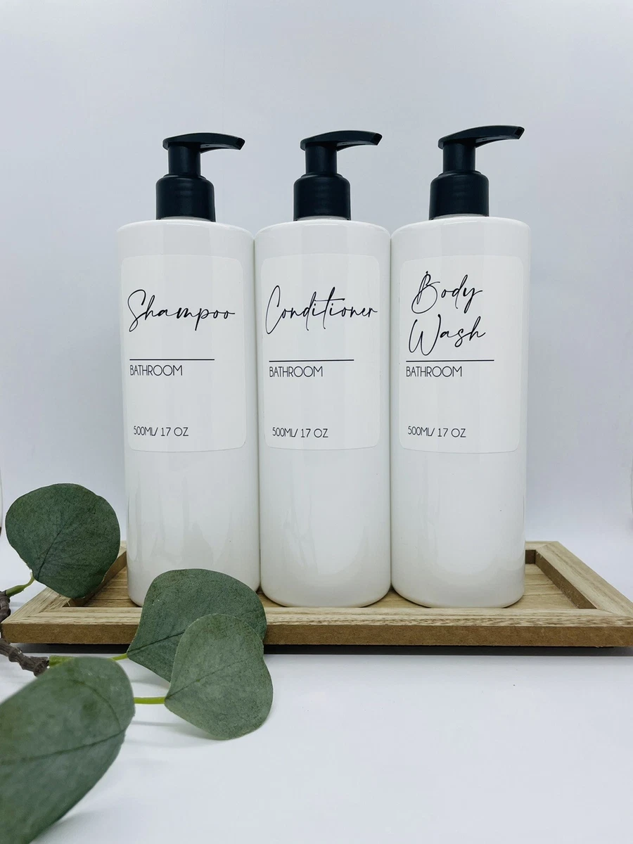 Bathroom best sale pump bottles